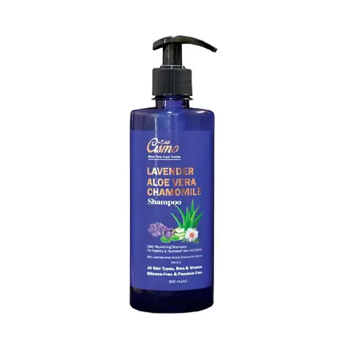 شامپو تقویت‌کننده و ترمیم‌کننده مو مدل الوئه‌ورا و اسطوخودوس استتی‌سیزمو|esteticismo lavender aloevera hair shampoo