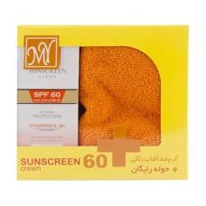 پک کرم ضد آفتاب رنگی مای با SPF60 یک عدد حوله رایگان|My Sunscreen Cream Pack With SPF60 One Towel