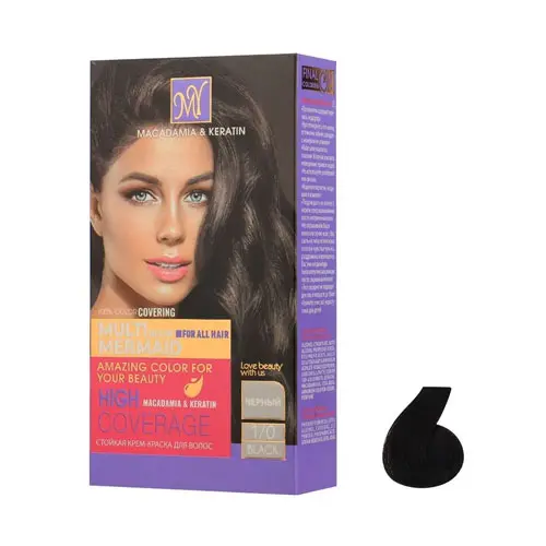 کیت رنگ مو شماره 1.0 مشکی مای|My Hair Color Kit black