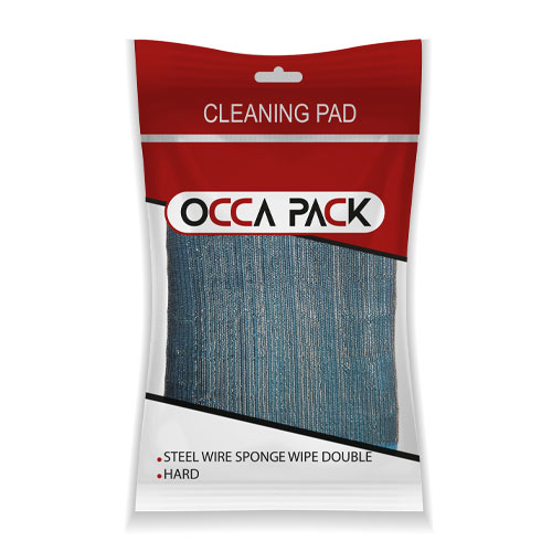 ابر استیل چندکاره اکاپک|occa pack steel wire sponge wipe double