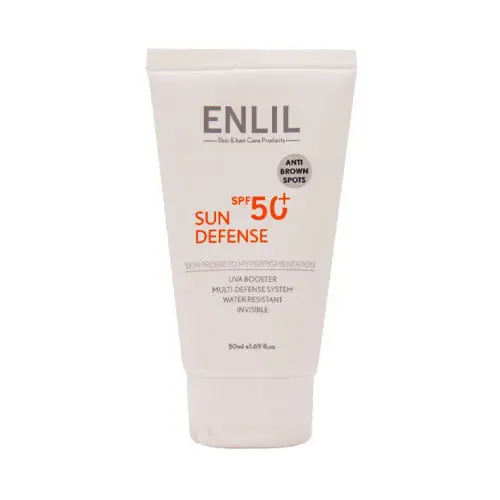 کرم ضد آفتاب سان دیفنس SPF50 پوست مستعد لک انلیل|Enlil Sun Defense SPF50 Skin Prone To Hyperpigmentation 50 ml