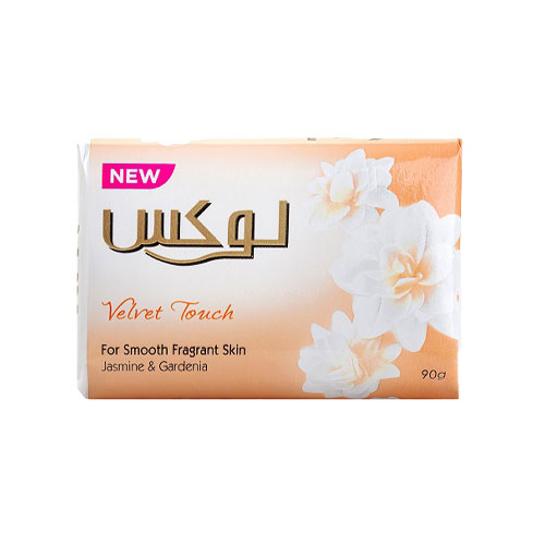 صابون ولوت عصاره یاس و گاردنیا لوکس 90گرم|Lux Velvet Touch Extract Jasmine & Almond Oil Soap 90g