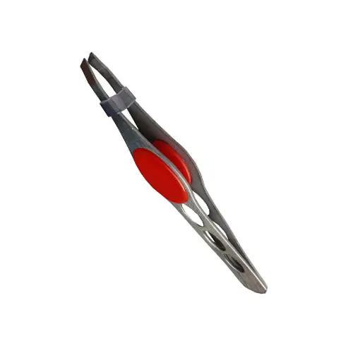 موچین مدل تیتانوم فیچر|Eyebrow Tweezers fechir red titanium