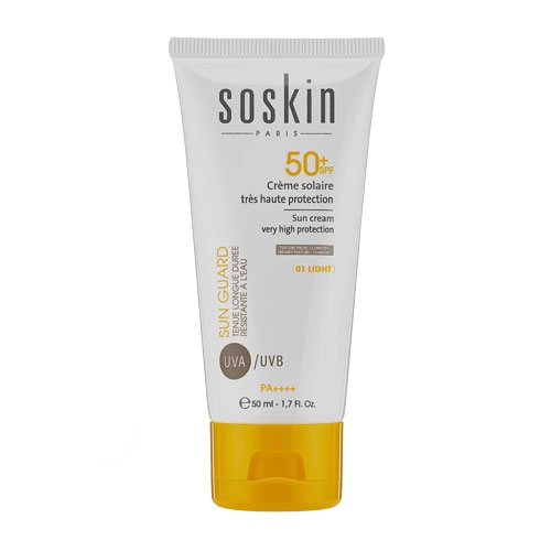 کرم ضدآفتاب رنگی پوست نرمال ساسکین|Soskin SPF50 Sunscreen Cream For Normal Skin 50 ml