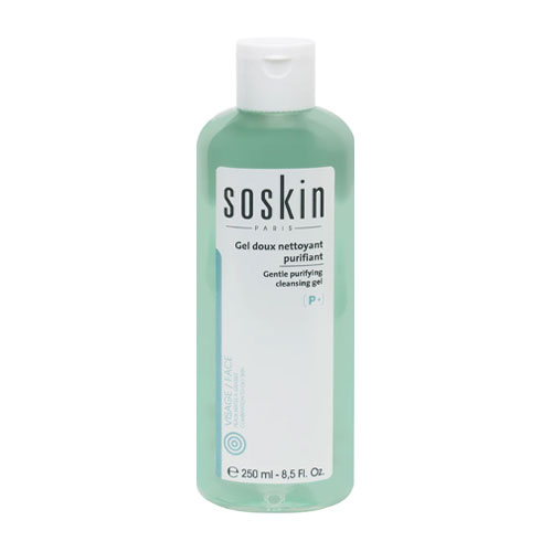 ژل شستشوی صورت مدل purifying ساسکین|Soskin Face Wash Gel Purifying 250 ml