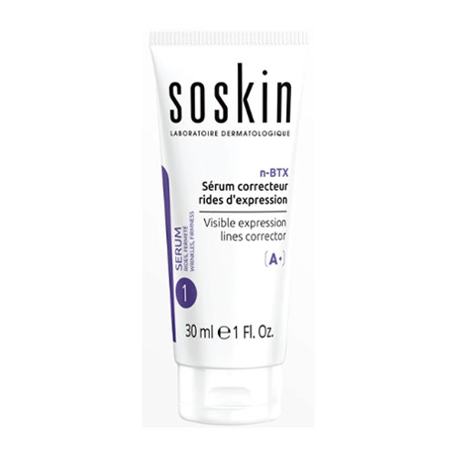 سرم بوتاکس و ترمیم کننده خطوط ساسکین|Soskin N-BTX Visible Expression Lines Corrector Serum