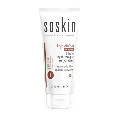 سرم پوست مدل هیالورونیک 2mw ساسکین|Soskin Moisturizer Hyaluronic Serum 30 ml