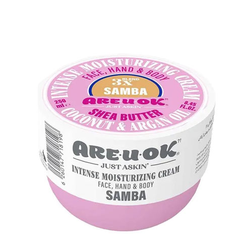 کرم مرطوب‌کننده کاسه‌ای سامبا 250 میل آر یو اوکی|SAMBA Moisturizing Cream AREUOK