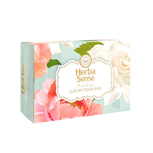 صابون سفید و آبی MADELAINE با رایحه گل رز هرباسنس آردن| Arden Madelaine Herbassence Soap With Rose Scent