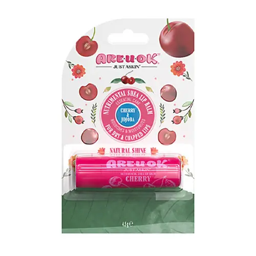 بالم مرطوب‌کننده لب با طعم گیلاس آر یو اکی|Are You Ok Cherry Lip Balm