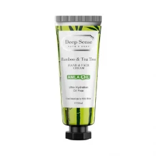 کرم مرطوب‌کننده دست‌وصورت بامبو و درخت‌چای 30 میل دیپ‌سنس|deep sense Bamboo & Tea Tree Moisturizing Cream