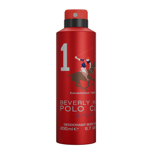 اسپری بدن مردانه شماره 1 بورلی‌هیلز پولو‌کلاب 200میل|BEVERLY HILLS POLO CLUB NUMBER 1 DEODORANT BODY SPRAY