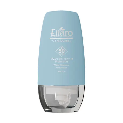 ژل ضدآفتاب وت فورس SPF 50 الارو|ellaro wetforce sunscreen gel spf50
