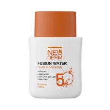 ضد آفتاب فلوئید SPF50 فیوژن واتر نئودرم|neuderm SPF50 Sunscreen Fluid 50ml