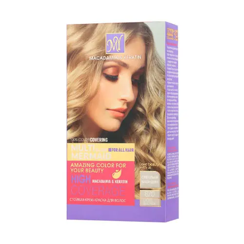 کیت رنگ مو شماره 8 بلوند روشن مای|My num8 Hair Color blonde light