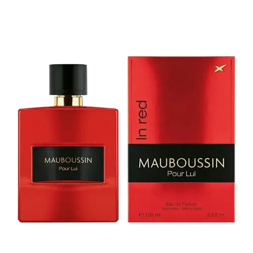 عطر مردانه پور لویی این رد 100 میل مابوسین|Mauboussin Pour Lui in red Men perfume 100ml