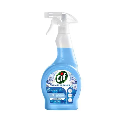 اسپری شیشه پاک‌‌کن با رایحه اقیانوسی سیف|cif glass cleaner spray ocean