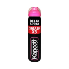 اسپری تاخیری مدل OrgasmX3 کاپوت|Kapoot Orgasm X3 Delay Spray 65 ml