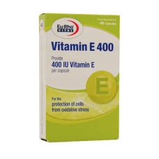 کپسول ژلاتینی ویتامین E 400 واحد یوروویتال|Vitamin E 400 IU Softgel Capsules