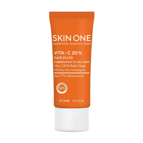 فلویید 20% ویتامین سی اسکین وان|SKIN ONE Vita-C 20 Face Fluid 30 ml