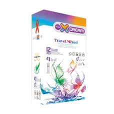 کاندوم لذت‌های مختلف 12تایی ایکس دریم|XDREAM Condom Travel Mixed 4 In 1 12PCS