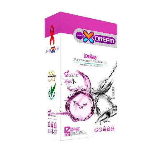 کاندوم خاردار تاخیری 12تایی ایکس دریم|X DREAM DELAY CANDOMS