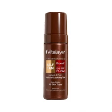 فوم برنزه کننده فوری برن ویت ویتالیر|Vitalayer Bronvit self-Tanning foam 150m