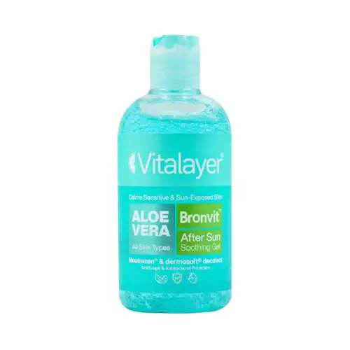 ژل ترمیم‌کننده مناسب پوست‌های آسیب‌دیده برن ویت ویتالیر|Vitalayer Bronvit After Sun Gel 250 ml