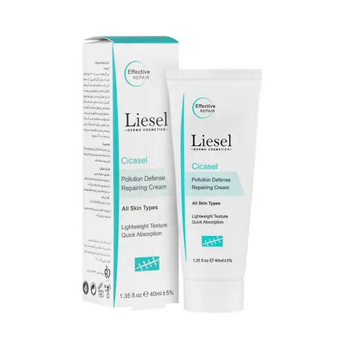 کرم ترمیم‌کننده پوست سیکاسل لایسل|Liesel Cicasel Repairing Cream 40 ml