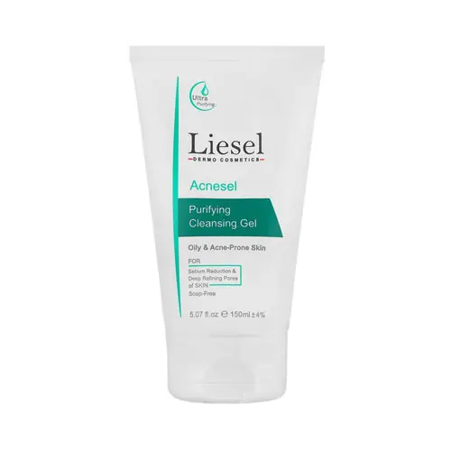 ژل شستشوی پوست چرب آکنه سل لایسل|Liesel Acnesel Purifying Cleasing Gel 150 ml