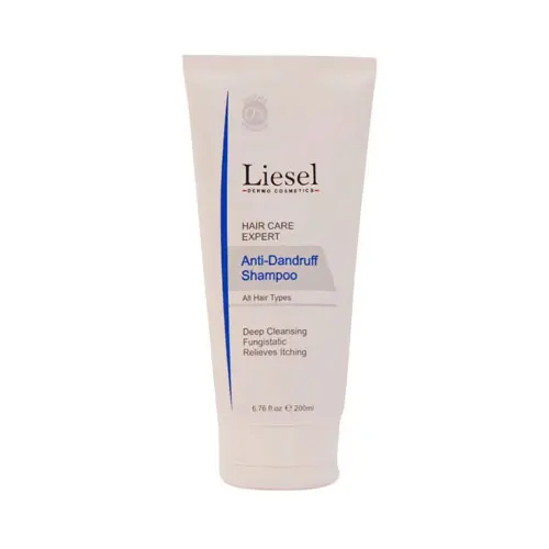 شامپو ضدشوره مناسب انواع مو لایسل|Liesel Anti Dandruff Shampoo 200ml