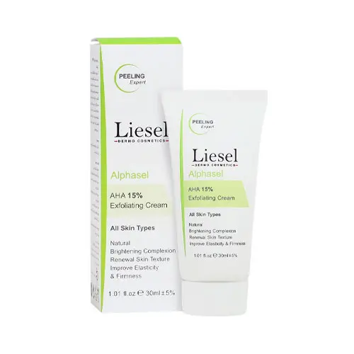 کرم AHA 15% آلفاسل لایسل|Liesel Alphasel AHA 15% Cream