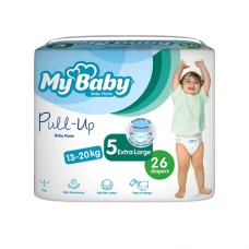 پوشک مدل پول آپ سایز 5 مای بیبی|my baby pull up extra large