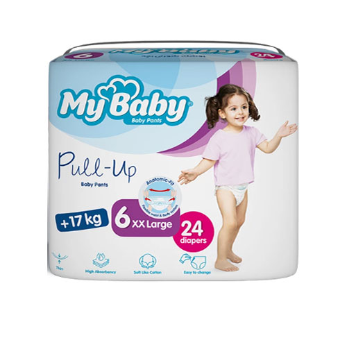 پوشک مدل پول آپ سایز 6 مای بیبی|my baby pants pullup six xxlarge