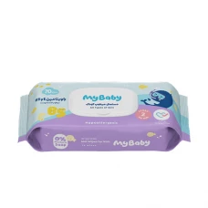 دستمال مرطوب کودک مدل ویتامین EوB5 مای بیبی | my baby wet wipes all types of skin