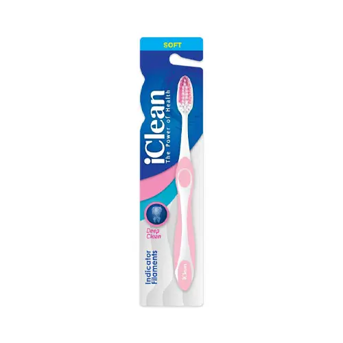 مسواک مدل دیپ کلین با برس نرم آی‌کلین|iClean Deep Clean Soft Toothbrush