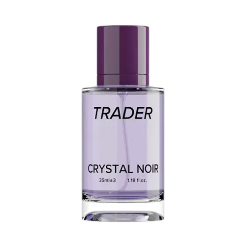 عطر جیبی زنانه مدل کریستال نویر تریدر|trader crystal noir perfume women