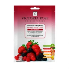 ماسک صورت ورقه ای توت فرنگی و شاه توت ویکتوریا رز|Victoria rose  Strawberry & Raspberry Face Sheet Mask
