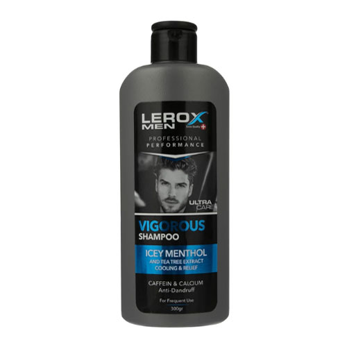 شامپو مردانه ضدشوره مدل Vigorous لروکس|lerox men hair shampoo vigorous