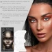 تاتو چسبی صورت ماه و ستاره|Moon and star face tattoo