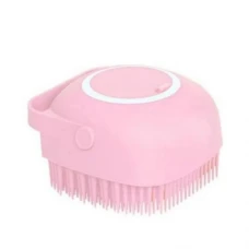 لیف حمام سیلیکونی مخزن دار|silicone massage bath brush