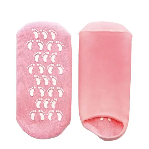 جوراب سیلیکونی ترک پا|anti crack heel silicone socs
