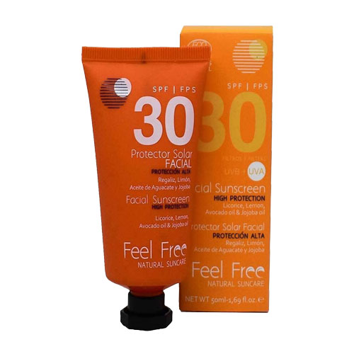 ضدآفتاب spf30 فیل فری|Feel Free Facial Sunscreen 50 ml