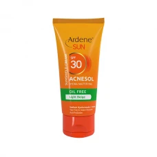 کرم ضد آفتاب SPF30 رنگی و فاقد چربی آردن مدل Acnesol بژ روشن|Arden Acnesol SPF30 Tinted Oil Free Sunscreen Cream Light Beige