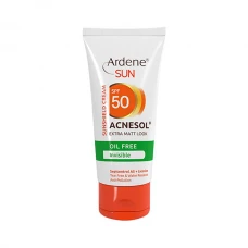 کرم ضد آفتاب بی رنگ 50 SPF مدل Acnesol فاقد چربی آردن|Arden Sun Acnesol SPF50 Invisible Oil Free Sunscreen Cream 