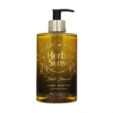 مایع دستشویی زرد طلایی بلک دایموند هرباسنس|HerbaSense Black Diamond Handwash