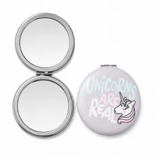 آینه آرایشی گرد یونی کرن با بزرگنمایی|Unicorn Cosmetic mirror