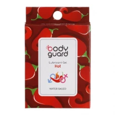 ساشه ژل لوبریکانت گرم‌کننده بسته 3 عددی بادیگارد|Bodyguard Lubricant Gel Hot 3 Sasha