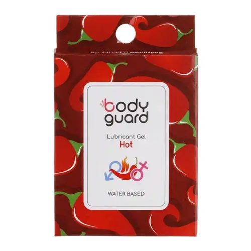 ساشه ژل لوبریکانت گرم‌کننده بسته 3 عددی بادیگارد|Bodyguard Lubricant Gel Hot 3 Sasha