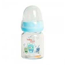 شیشه شیر خوری پیرکس کلاسیک ارتودنسی بی بی لند 60 میل|Baby Land Classic Orthodontic Pyrex Milk Bottle 60ml